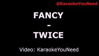 Video thumbnail of "[Karaoke] FANCY - TWICE"