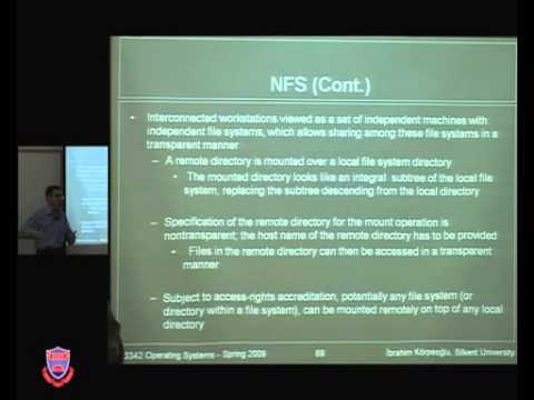 CS-342 Operating Systems Lecture 41