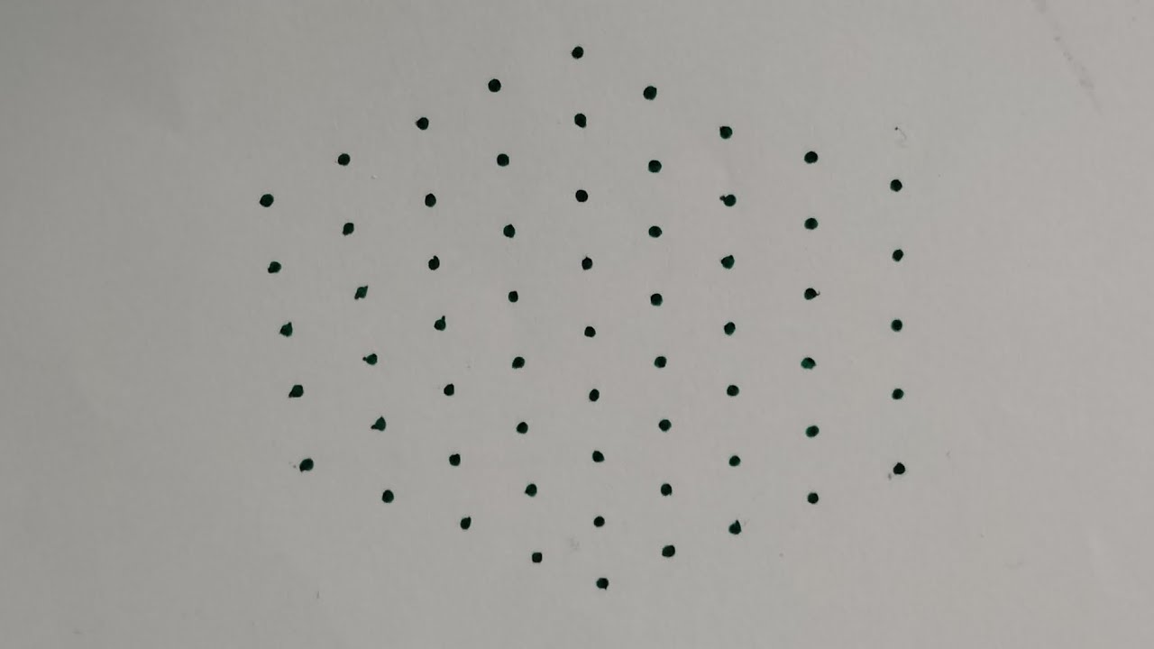 9*5 dots🪷 deepam rangoli muggulu design🪷 daily morning simple kolam🪷 daily muggulu🪷