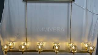 Elegant Linear Chandelier for Modern Dining Spaces