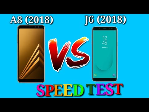 Samsung J6(2018) vs A8(2018) Speed Test