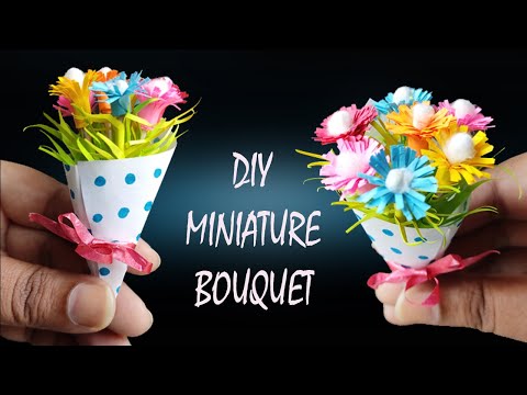Tried making a mini flower bouquet, turned out great 😁 : r/miniatures