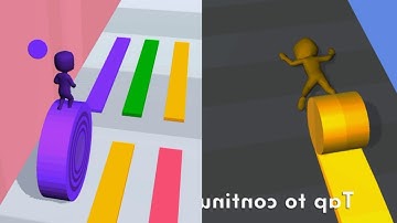 Layers Roll Gameplay All Levels iOS, Android Walkthrough Mobile Game New Alltrailer Mix Level 47-48