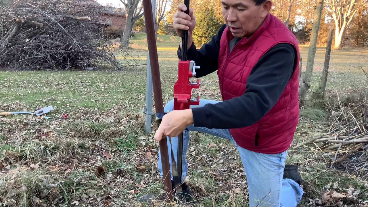 Removing Fence Posts Using An Utility Jack YouTube