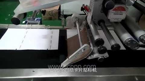 Automatic Large Cards Labeling Machine with Zebra Printer