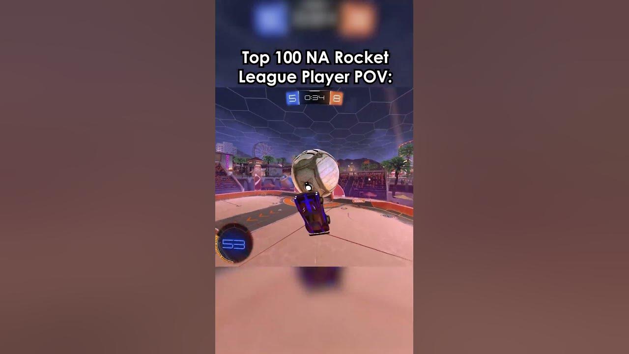 Top 100 NA Rocket League Player POV YouTube