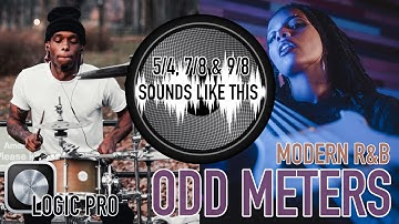 Logic Pro DRUMMER & BASS PLAYER | Modern R&B ODD METERS Sound Like This