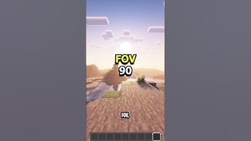 What FOV is the BEST in Minecraft