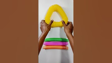 Relaxing and Creating ASMR POP-TUBE #asmr #satisfyingvideos #relaxing #oddasmr #insideout #creative