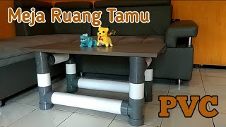 Membuat Meja Sederhana Dari PVC Cukup 100ribuan | Peluang Bisnis.