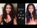 How to make a U - Part wig | Minimum leave out | Beginner friendly