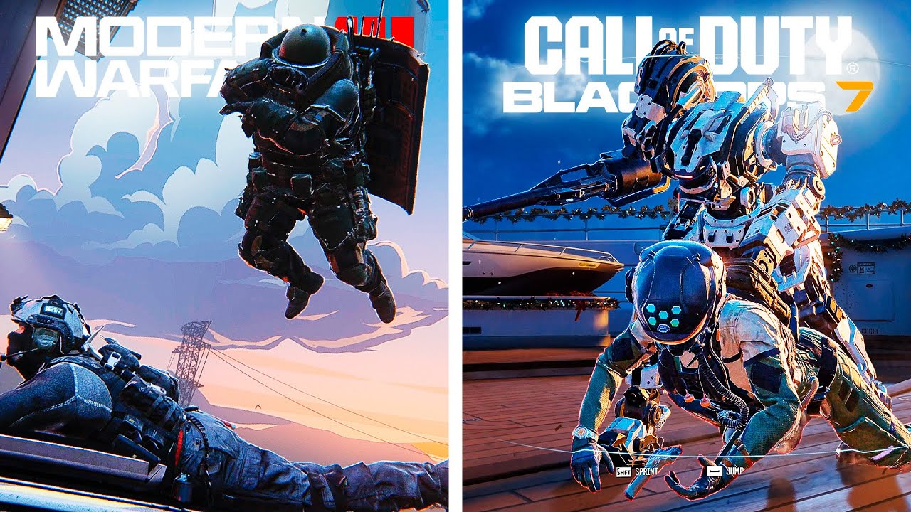 Сравнение серий убийств в Call of Duty Black Ops 7 и COD Modern Warfare III.
