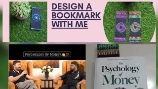 Handmade Bookmark for Psychology of Money | Inspired by Arvind Swamy&#39;s Book Pick 📚✨