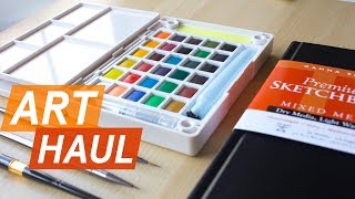 ART HAUL - New Sketchbook!
