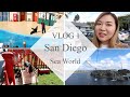 边边Vlog 1 | San Diego海洋世界 | 有企鹅有海狮有juju还有吃手手的鱼 | 还看到了ORCA！！