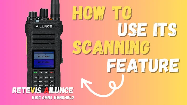 Retevis Ailunce HA1G Scanning Function Setting Guiding, GMRS Radio