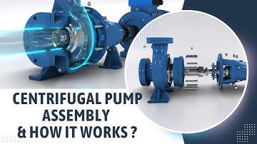 Centrifugal Pump Assembly and Working Explained by 3D Animation | How it Works ?