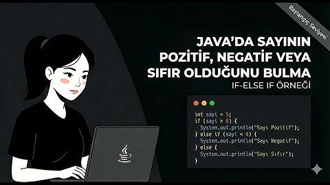 Java’da Sayının Pozitif, Negatif veya Sıfır Olduğunu Bulma | If-Else If Örneği