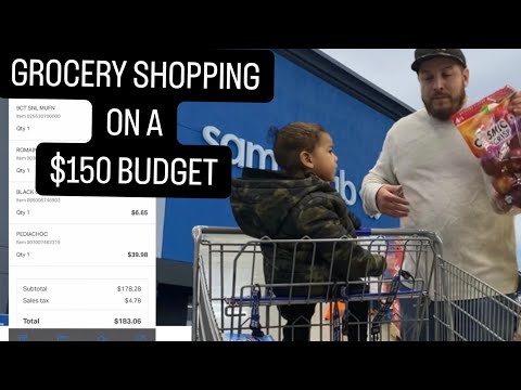 Sam’s Club Haul | Grocery Shopping For 3 People On a $150 budget