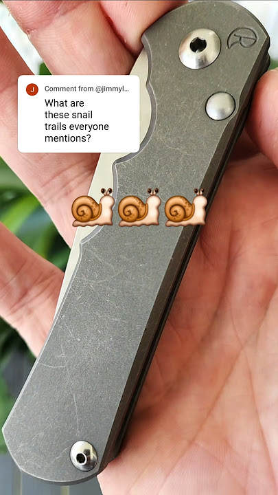 What The Heck Is A Snail Trail? #snailtrail #titanium #crk #inkosi