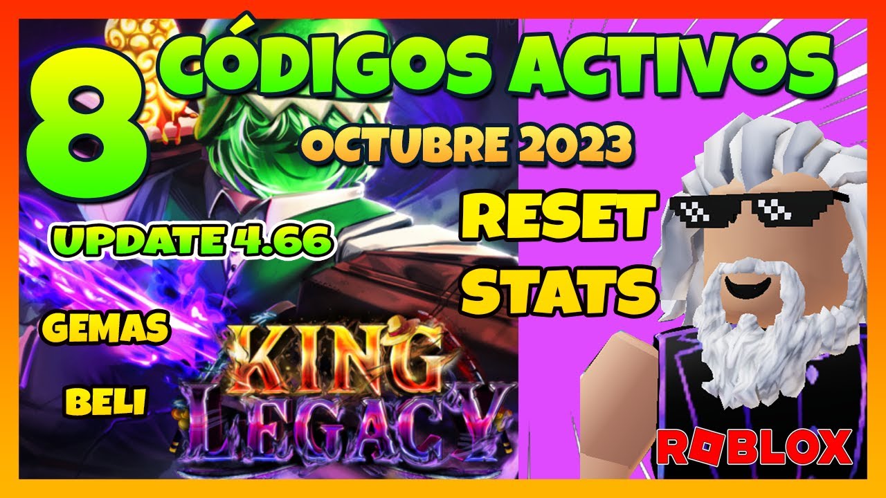 Roblox - Códigos de King Legacy activos en diciembre de 2023