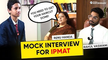 Mock Interview for IPMAT Exams 🔥| IPMAT 2024 Interview Strategy & Tips | IPMAT Interview Prep Tips