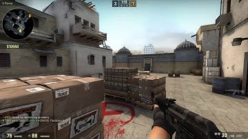 AK47 1v5 Clutch Win on Dust 2