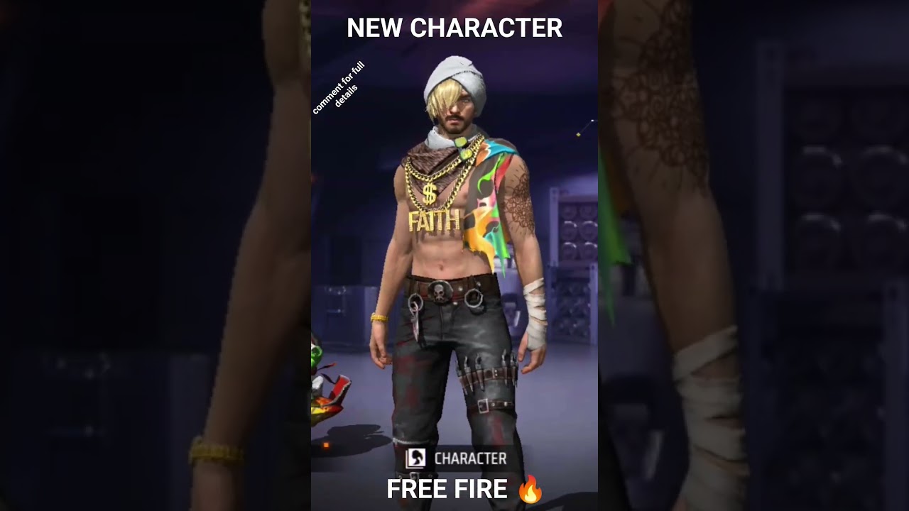 FREE FIRE New Character Ability ||OB44 Update ||MS Dhoni Character