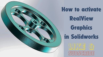 RealView Graphics Solidworks 2024 in AMD Radeon Graphics Card #engineers #solidworks