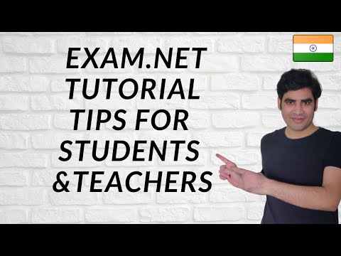 Exam.net Tutorial for Teachers and Students |How to use exam net