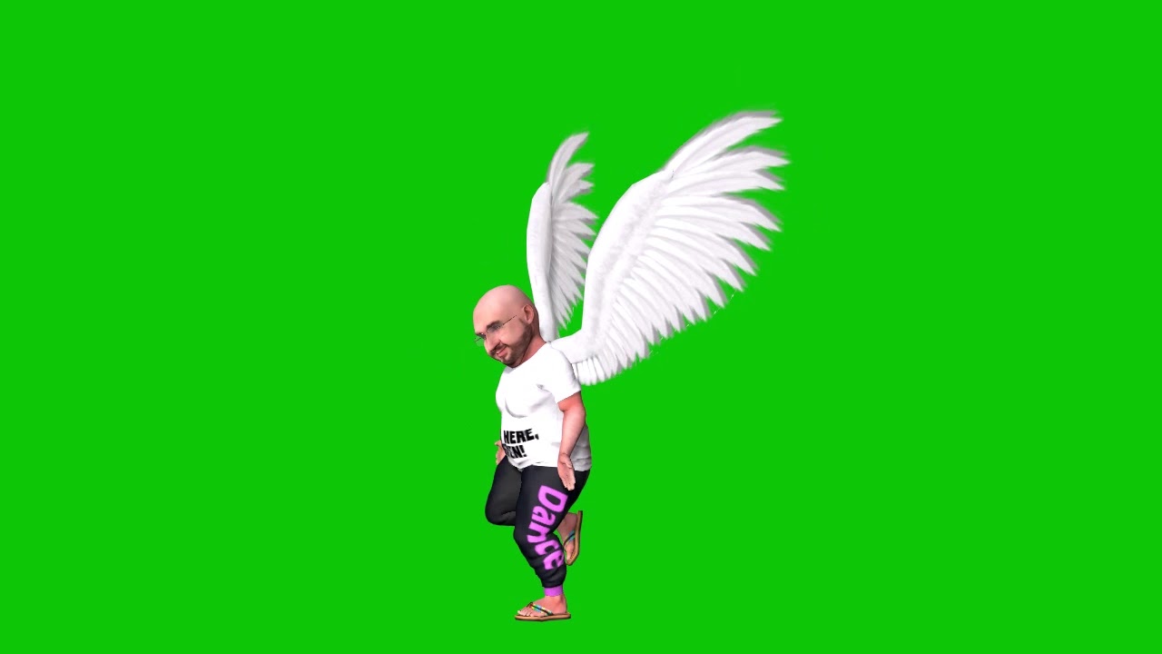 WingsofRedemption Dancing 2 w/ Bonus Wings Green Screen - YouTube