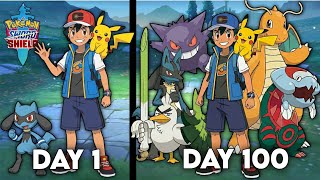 Can I Survive 100 Days In Pokémon Sword &amp; Shield GBA With Ash Ki Galat Team?