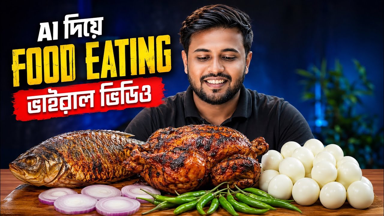 How to Create Viral Ai Eating Videos for Free | Ai Eating Reels Editing