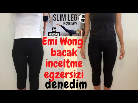 Emi Wong Bacak İnceltme Egzersizlerini Denedim! | İç Bacak Eritme 💯