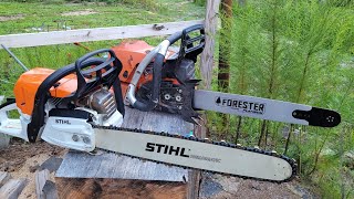 Comparing th Stihl MS400c to the Echo CS-7310