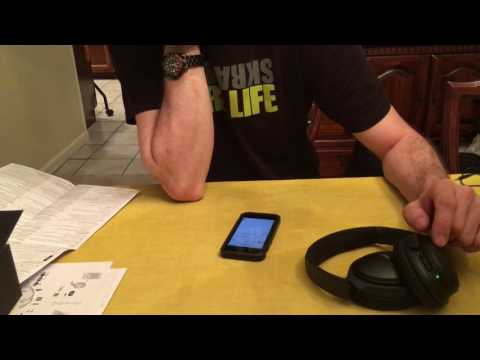 Setup and Pair Bose QuietComfort 35 Wireless Headphones