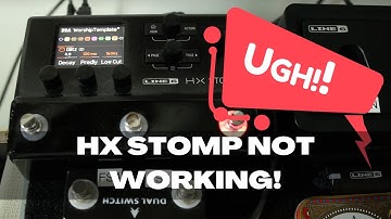 Line 6 HX Stomp NOT WORKING! Fix for FS4 and FS5 (External 2-button Switch) in Global Settings