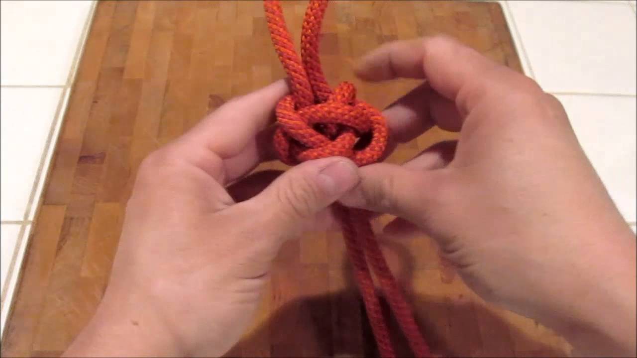 How to tie a Globe Knot (diamond knot) YouTube
