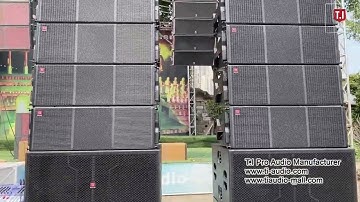 LA 212 Testing video，powerful sound system in T.I Audio.