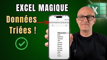 Excel : Données Dynamiques avec TRIERPAR + SEQUENCE ✅