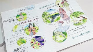 ASMR Aesthetic Journaling | Journal with me | The Washi Tape Shop