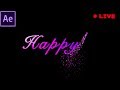 CC Particle Systems 2で魔法のような文字を書こう / After Effects CC2019 使い方講座 [ライブ動画]