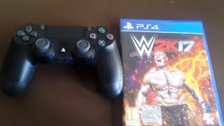 WWE 2k17 unboxing ps4 pro