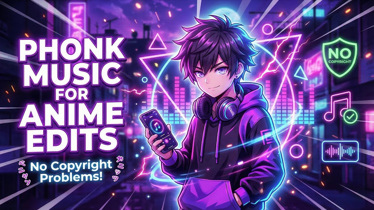 Используйте музыку Phonk/Funk в аниме-редактировании без проблем с авторскими правами