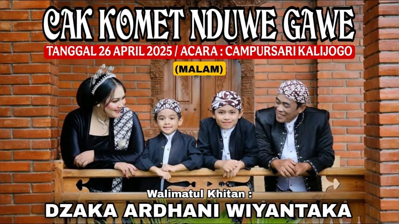 🔴LIVE MALAM CAK KOMET NDUWE GAWE - CAMPURSARI KALIJOGO 26.04.2025