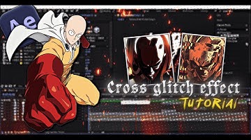 Trending "cross glitch effect" Tutorial in After effects 