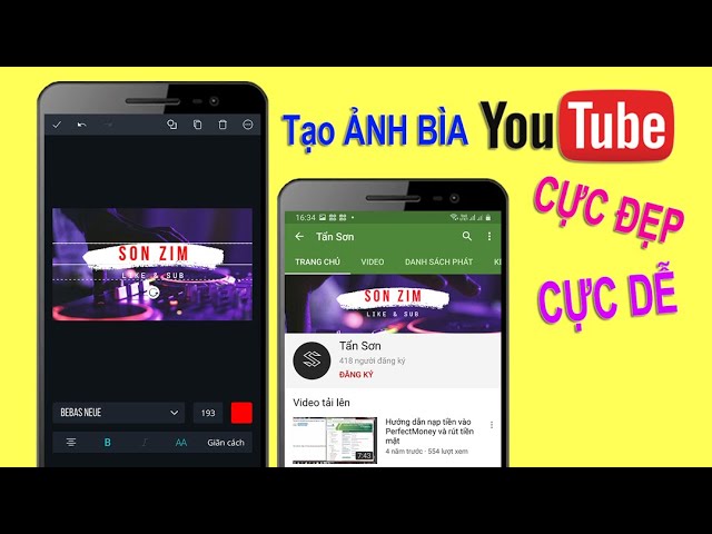 Hướng dẫn tạo ảnh bìa tài khoản Youtube  Ảnh bìa trên kênh Youtube cá nhân