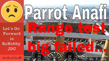 Parrot Anafi Range test with Wifi Interference in Portalegre (city), Portugal