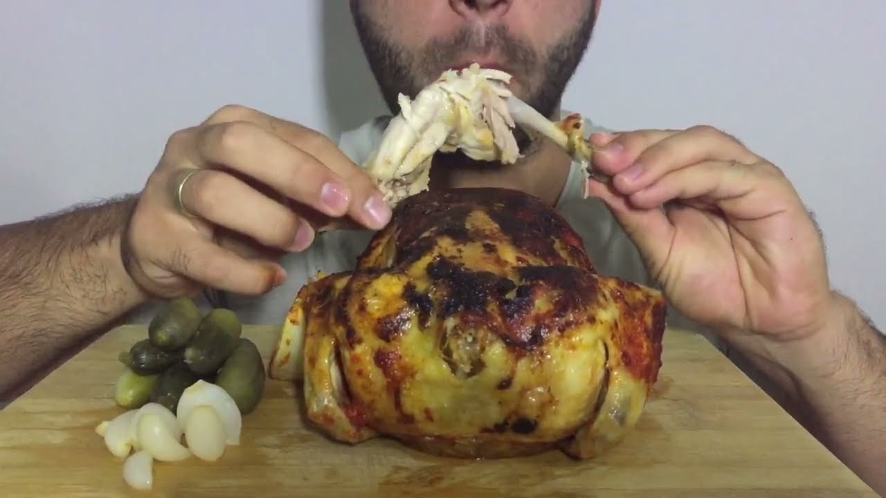 TÜM TAVUK ASMR } MUKBANG ASMR } TURKISH ASMR