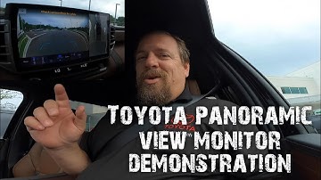 Toyota Panoramic view monitor demonstration
